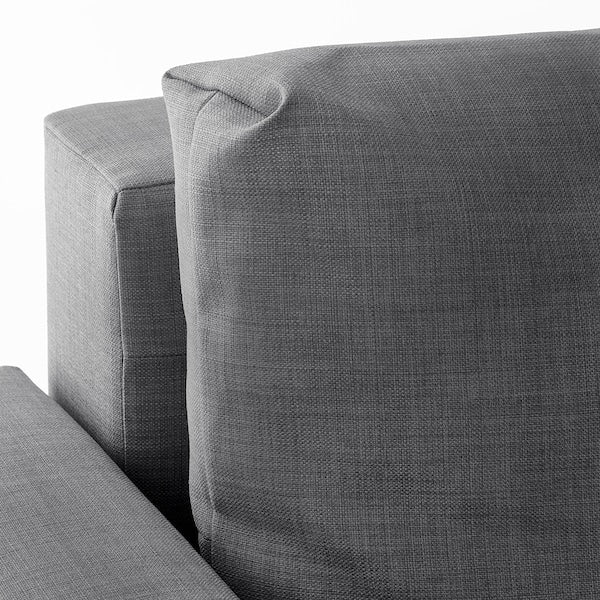 IKEA FRIHETEN / KLAGSHAMN Sleeper sectional,3 seat w/storage, Skiftebo dark gray