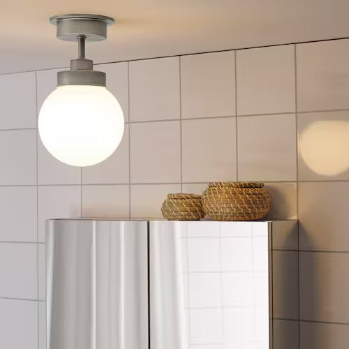 IKEA FRIHULT Ceiling lamp, stainless steel color