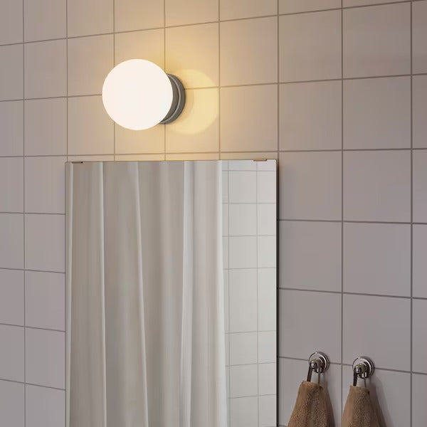 IKEA FRIHULT Ceiling/wall lamp, stainless steel color