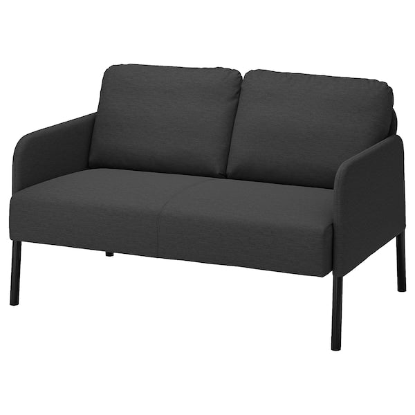 IKEA GLOSTAD Loveseat, Knisa dark gray