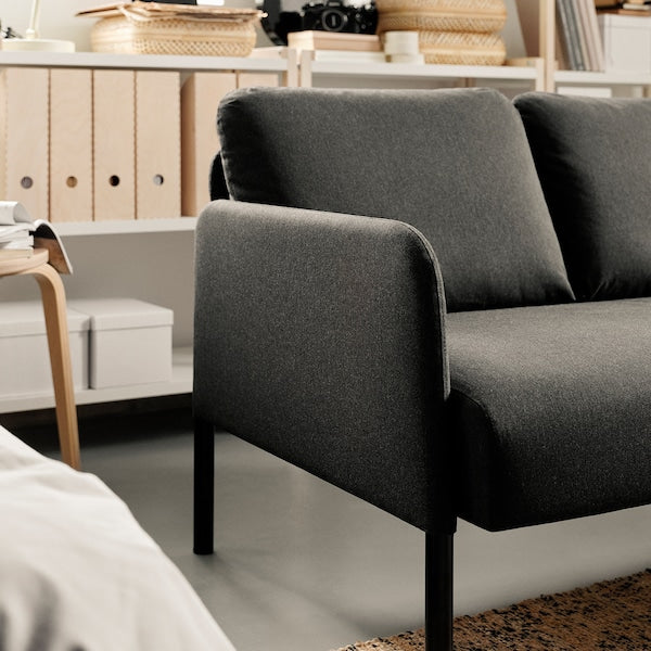 IKEA GLOSTAD Loveseat, Knisa dark gray
