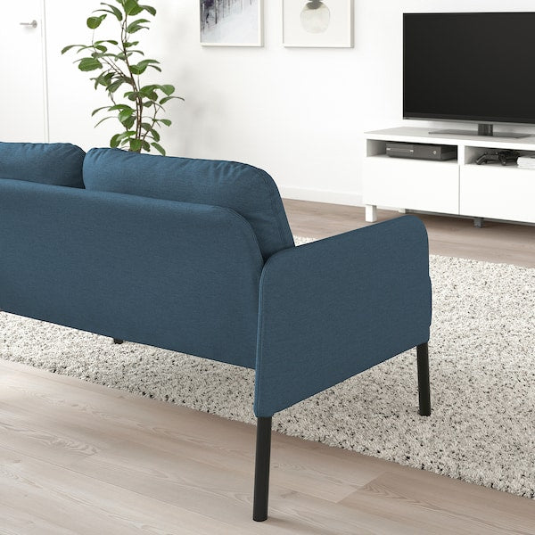 IKEA GLOSTAD Loveseat, Knisa medium blue