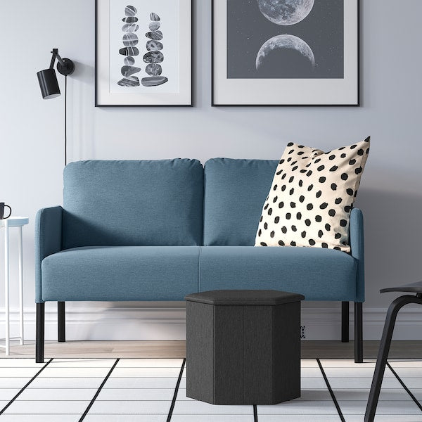 IKEA GLOSTAD Loveseat, Knisa medium blue