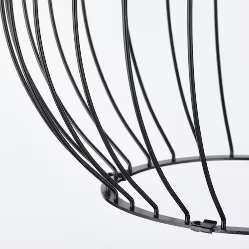 IKEA GRINDFALLET Pendant lamp, black, 12 "