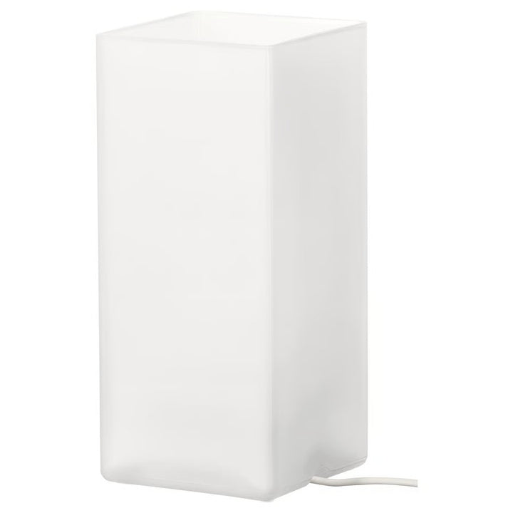 IKEA GRÖNÖ Table lamp, frosted glass white, 9 "