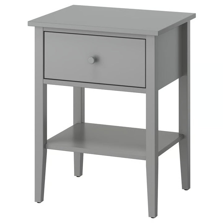 IKEA GULLABERG Nightstand, with 1 drawer with shelf/gray, 20 7/8x16 7/8x27 1/8 "