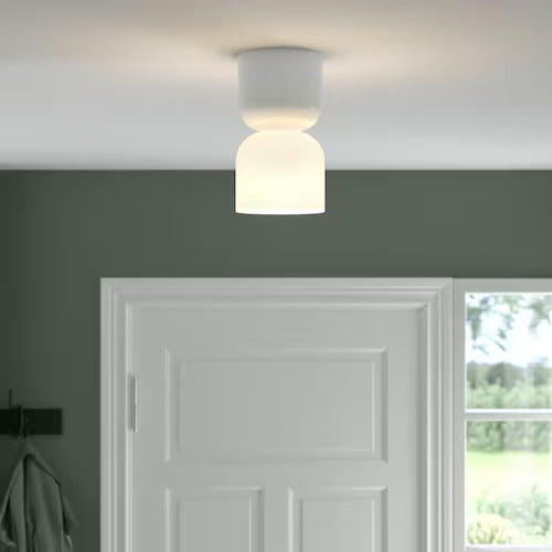 IKEA HAMNFYR Ceiling lamp, white, 6 "