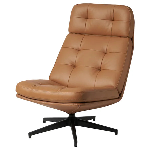 IKEA HAVBERG Swivel chair, Grann/Bomstad golden brown