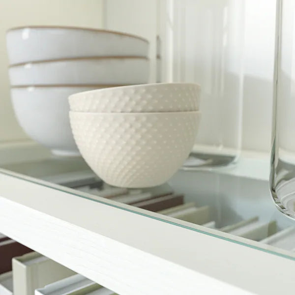 IKEA HAVSTA TV storage combination/glass doors, white, 126 3/4x18 1/2x83 1/2 "
