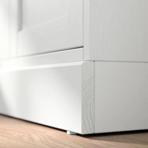 IKEA HAVSTA TV storage combination/glass doors, white, 126 3/4x18 1/2x83 1/2 "