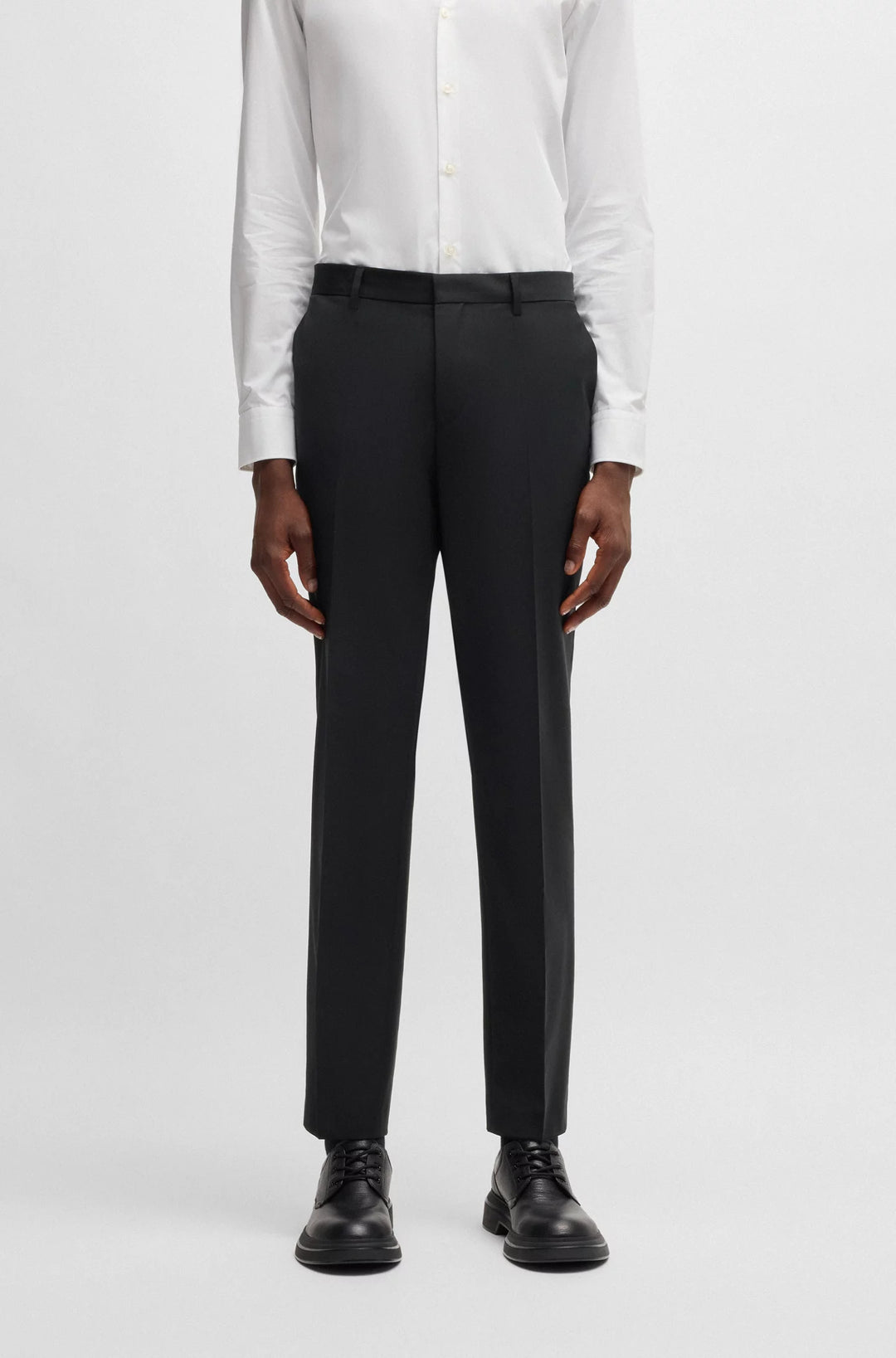 Hugo Slim-fit trousers in performance-stretch wool