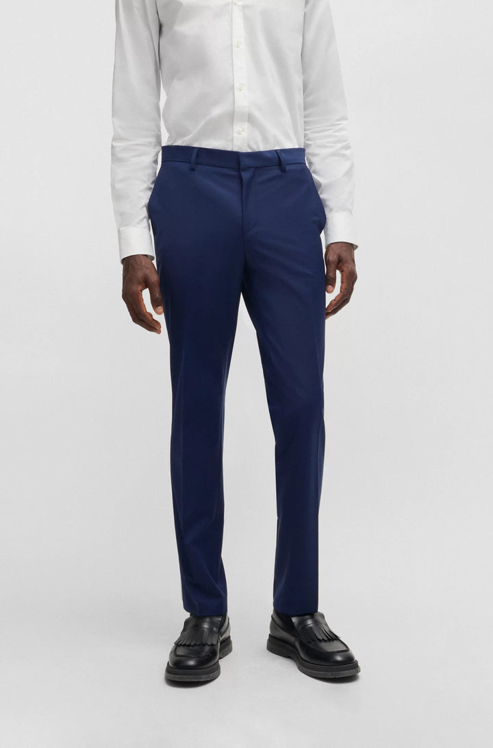 Hugo Slim-fit trousers in performance-stretch wool