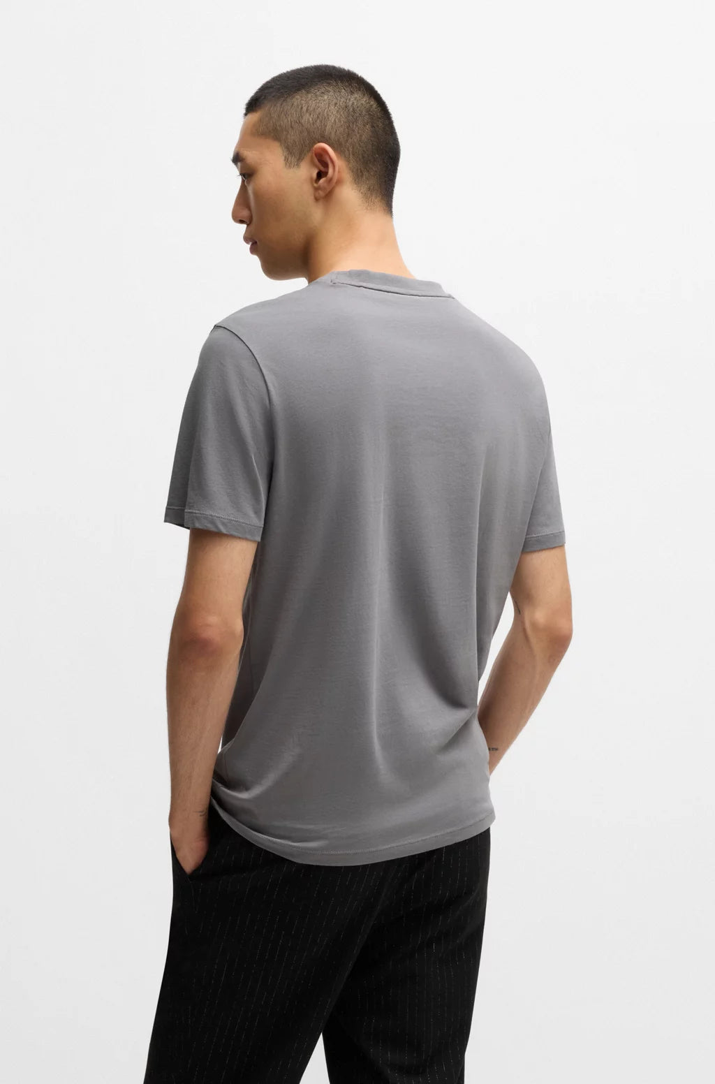 HUGO REGULAR-FIT T-SHIRT IN COTTON JERSEY WITH LOGO PRINT
