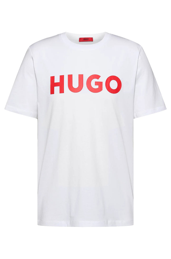 HUGO REGULAR-FIT T-SHIRT IN COTTON JERSEY WITH LOGO PRINT