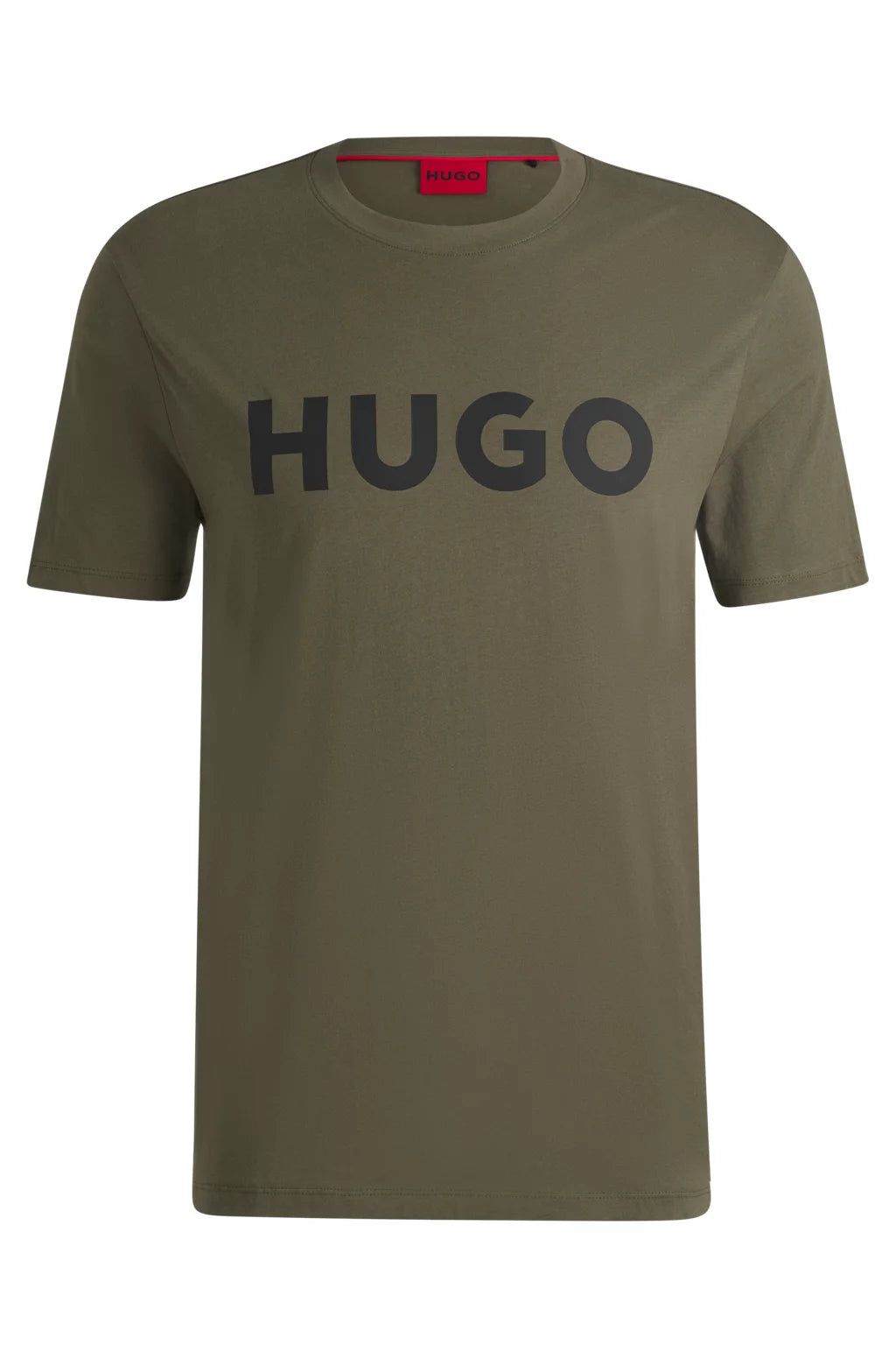 HUGO REGULAR-FIT T-SHIRT IN COTTON JERSEY WITH LOGO PRINT
