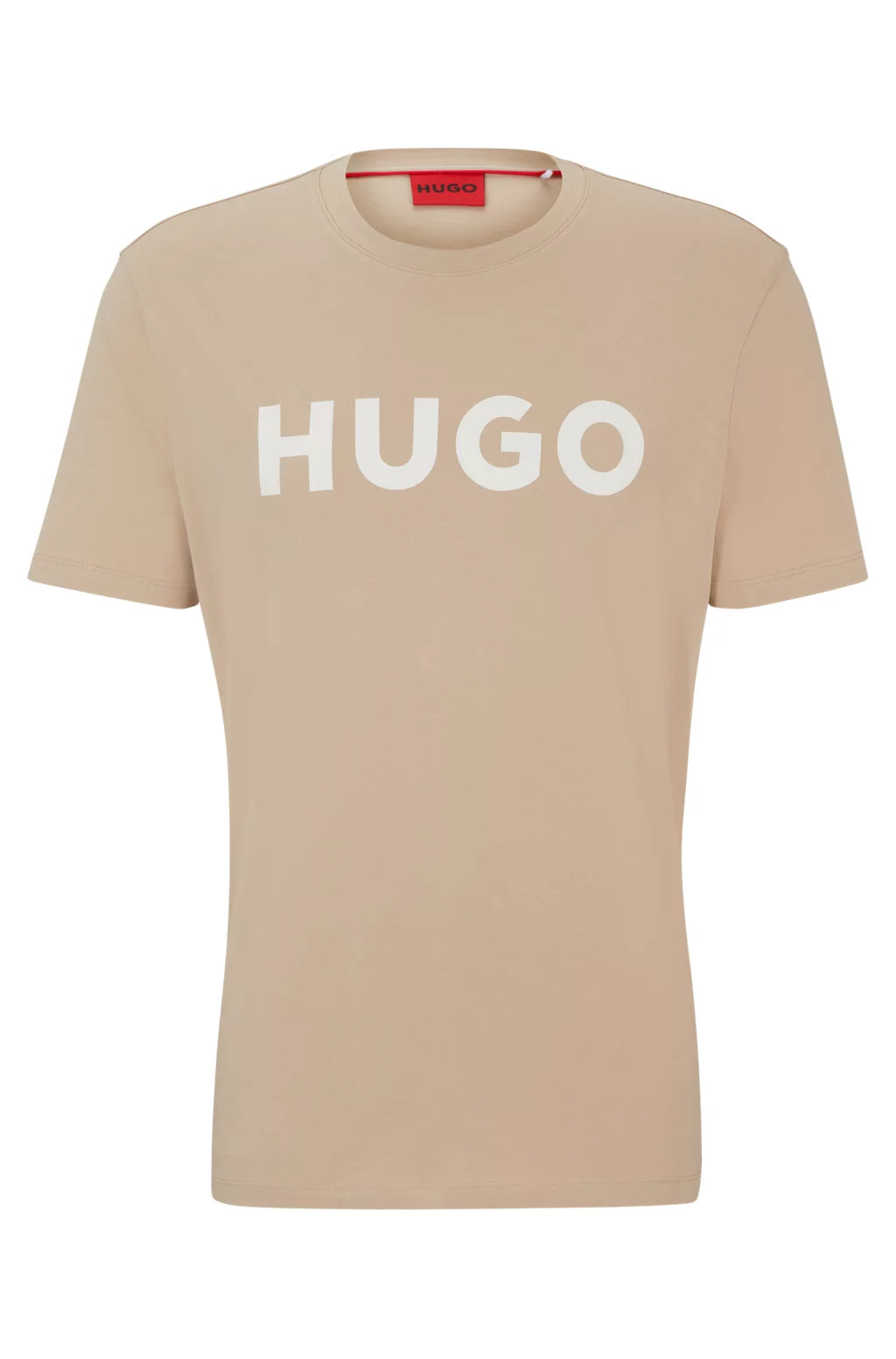 HUGO REGULAR-FIT T-SHIRT IN COTTON JERSEY WITH LOGO PRINT