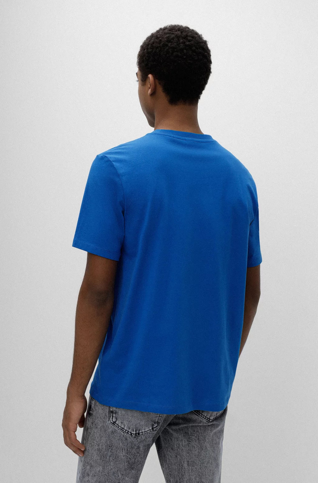 HUGO REGULAR-FIT T-SHIRT IN COTTON JERSEY WITH LOGO PRINT