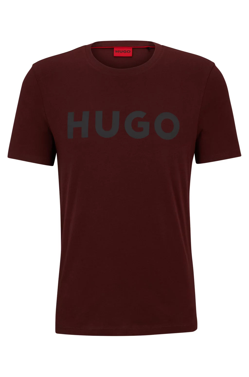HUGO REGULAR-FIT T-SHIRT IN COTTON JERSEY WITH LOGO PRINT