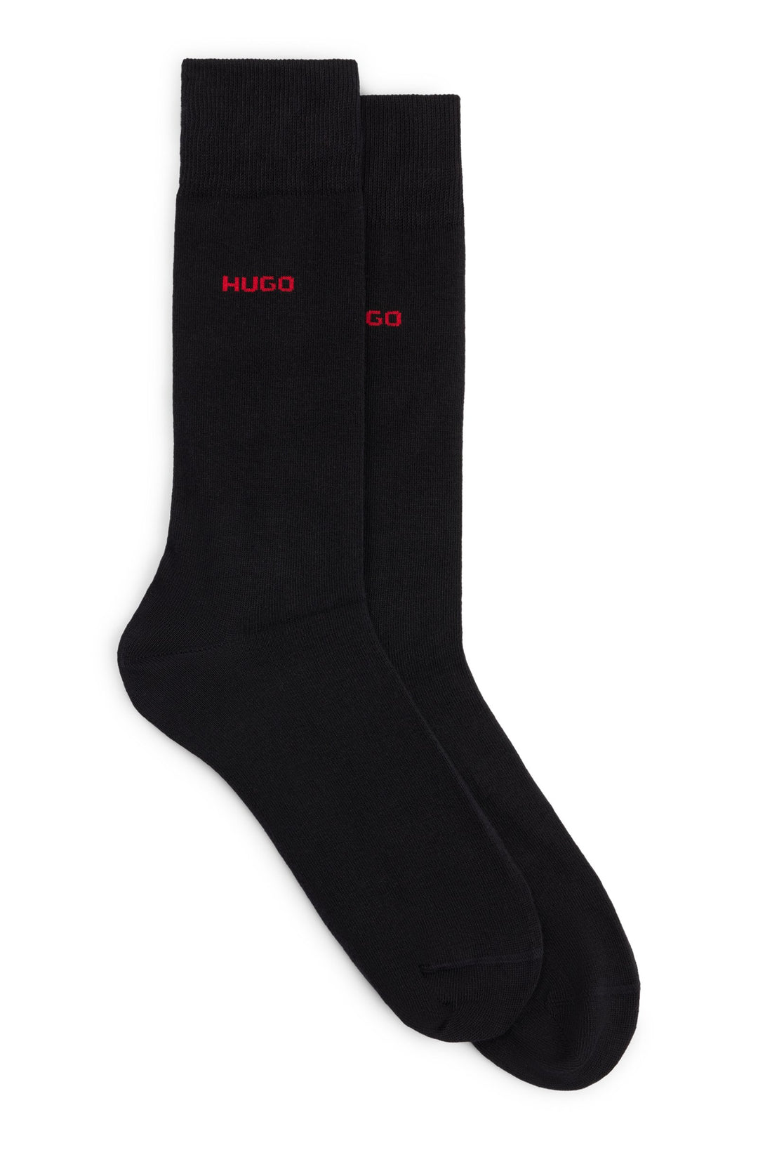 Hugo Two-pack of regular-length socks in stretch fabric
