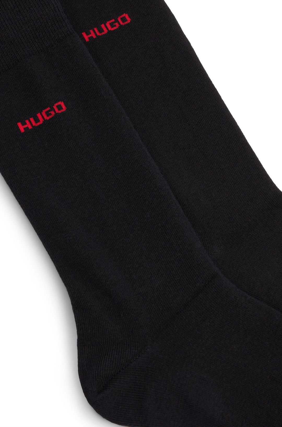 Hugo Two-pack of regular-length socks in stretch fabric