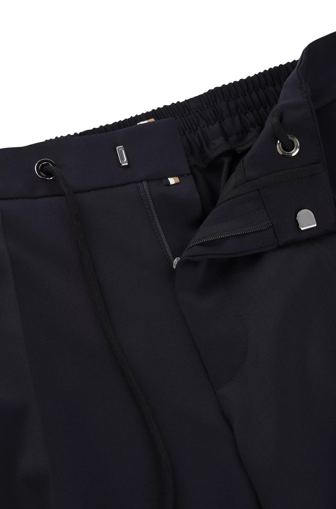 Boss Extra-slim-fit pants in virgin-wool serge