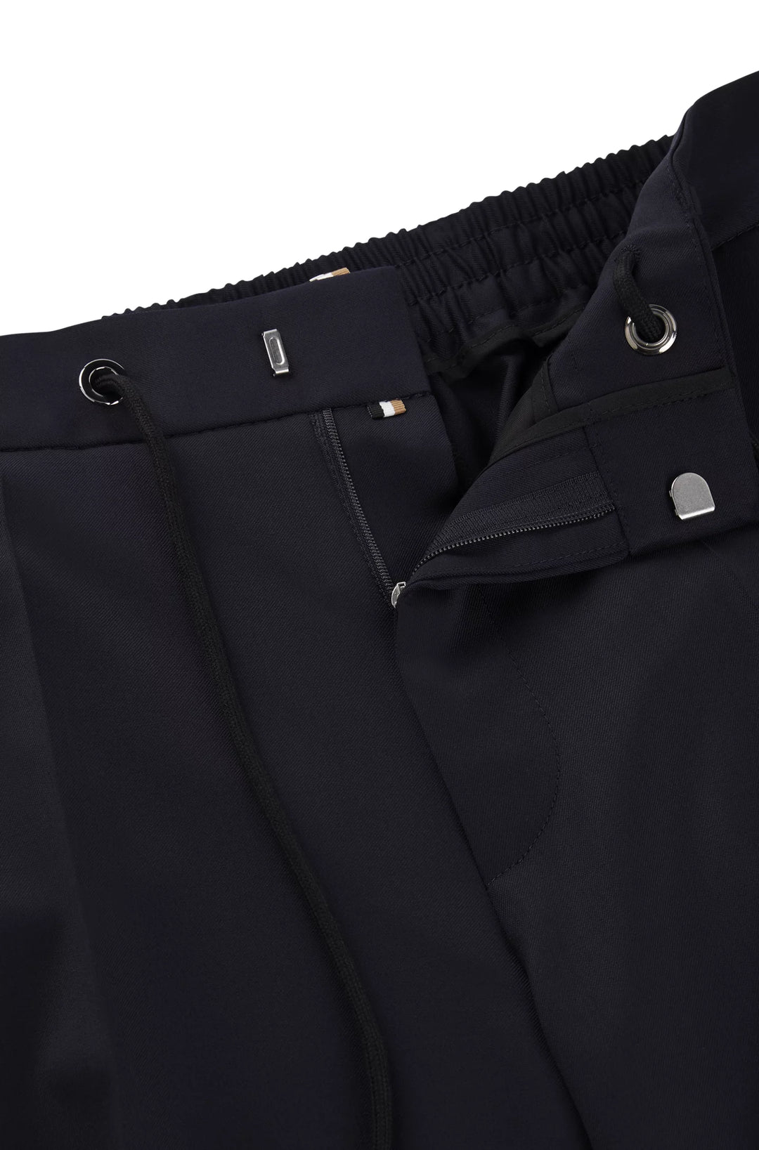 Boss Extra-slim-fit pants in virgin-wool serge