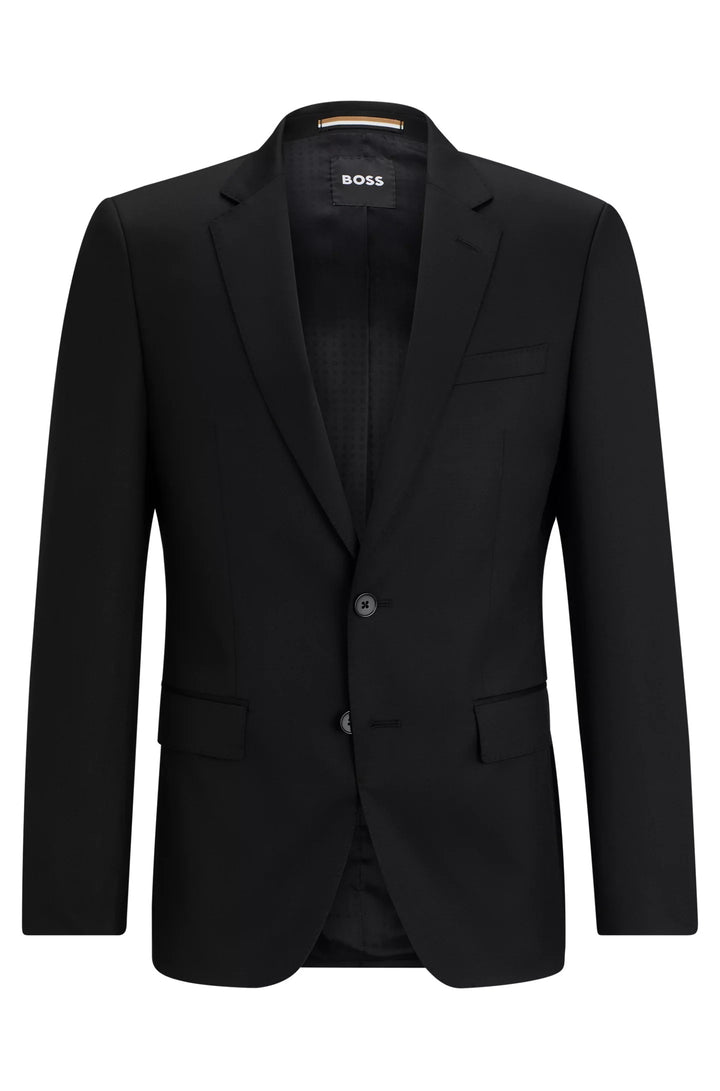 Boss Slim-fit suit jacket in virgin-wool serge