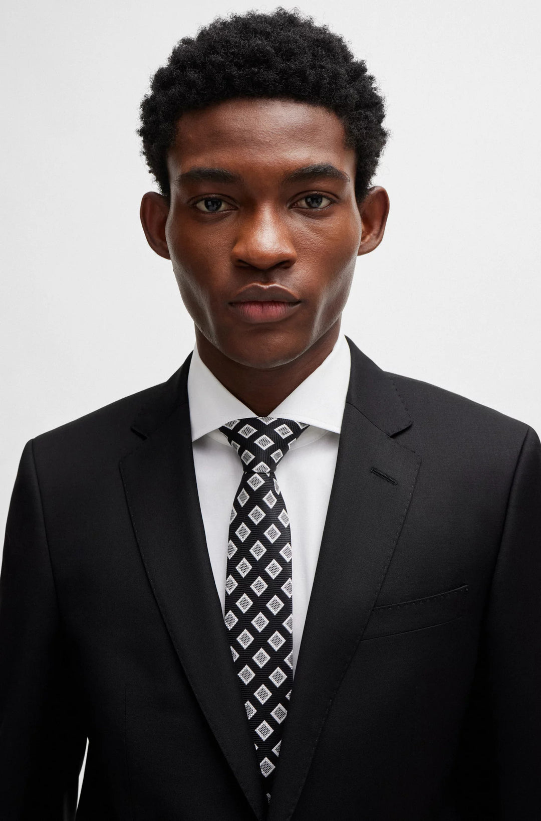 Boss Slim-fit suit jacket in virgin-wool serge