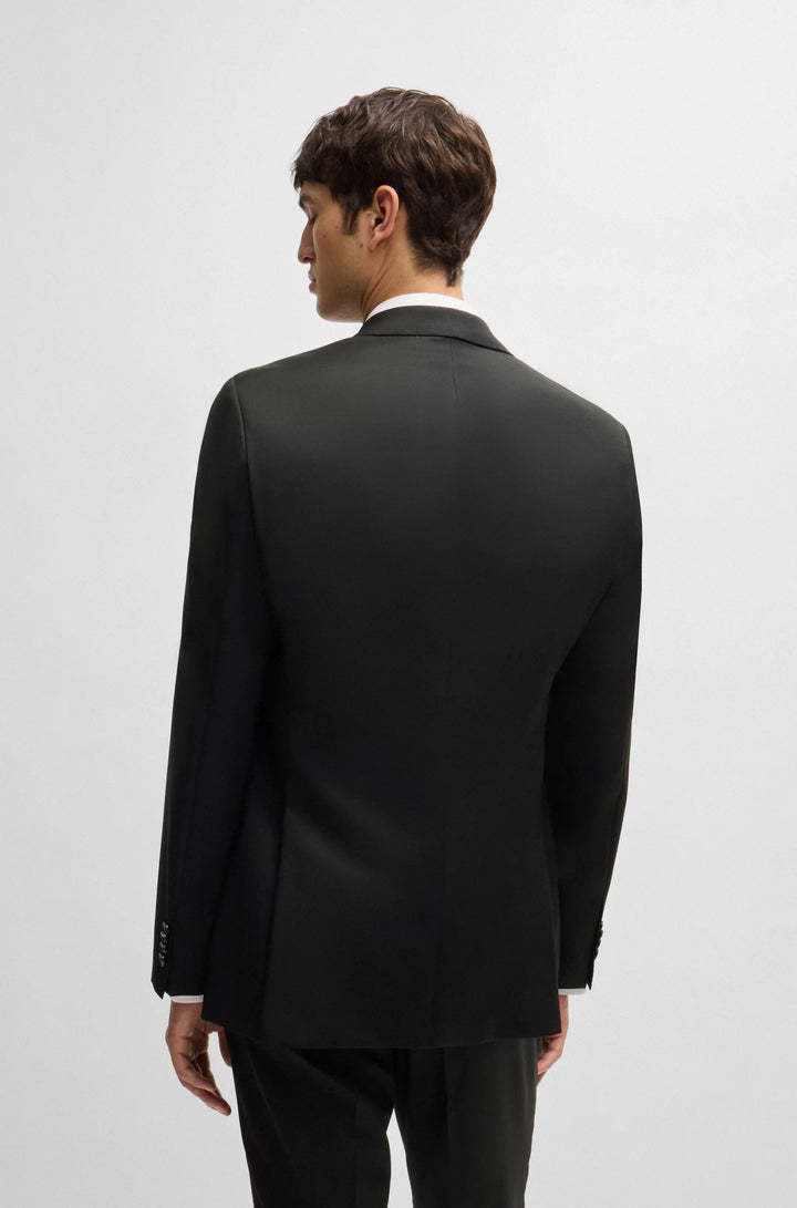 Boss Regular-fit suit in virgin wool serge