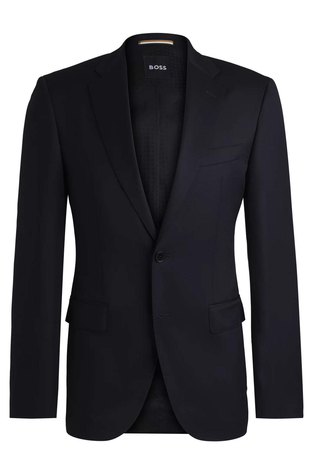 Boss Regular-fit suit in virgin wool serge