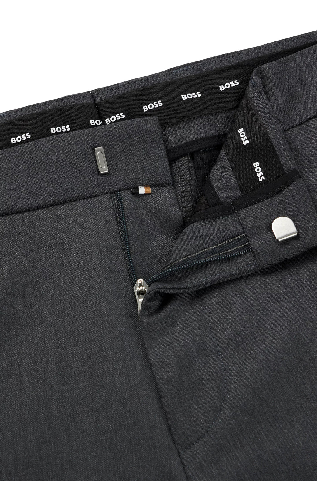 Boss Slim-fit trousers in virgin-wool serge