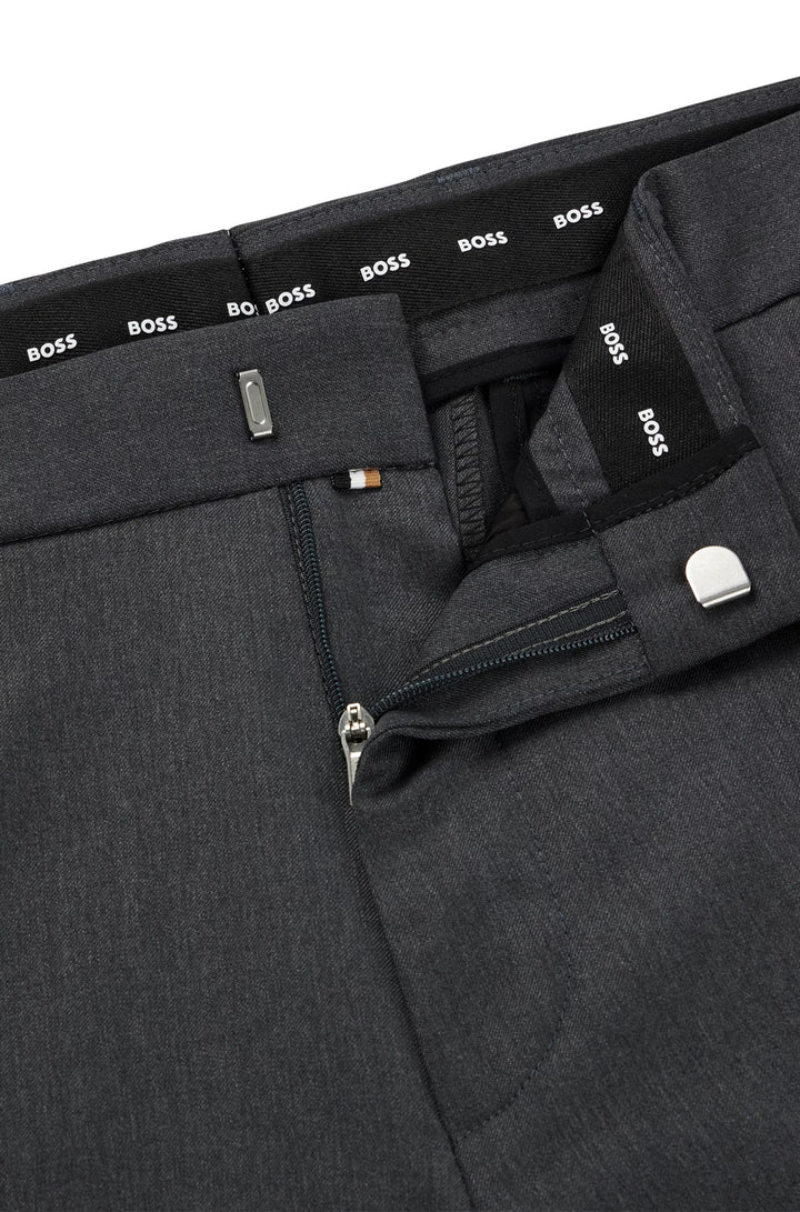 Boss Slim-fit trousers in virgin-wool serge
