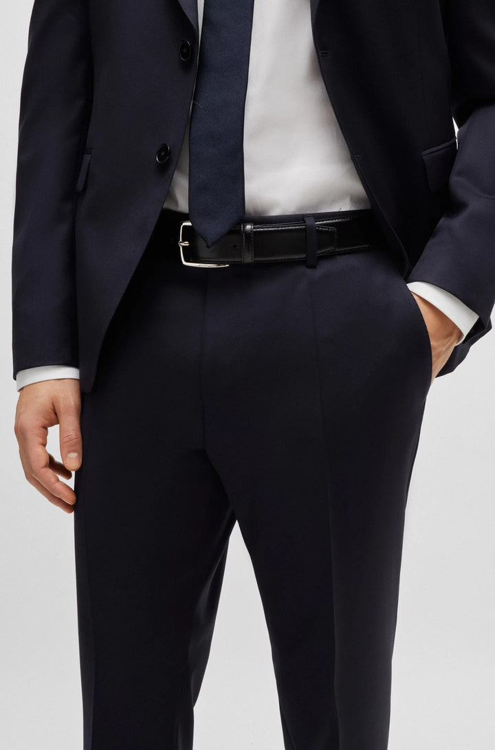 Boss Slim-fit trousers in virgin-wool serge