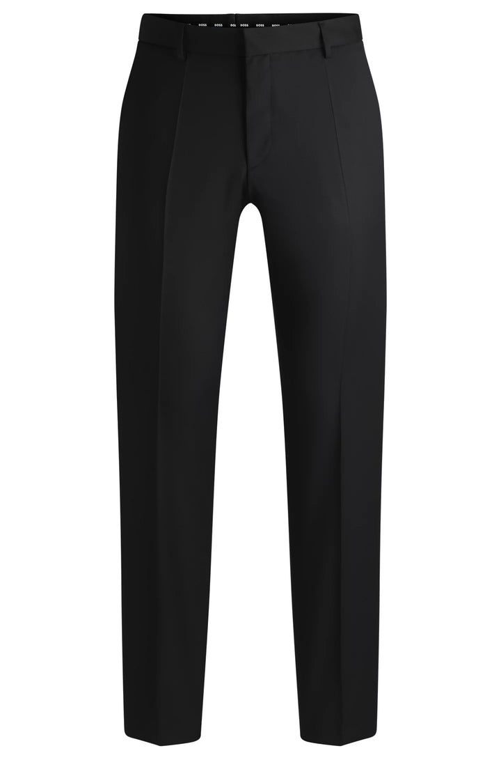 Boss Regular-fit formal pants in virgin wool