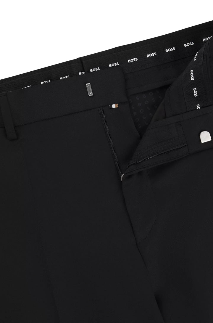 Boss Regular-fit formal pants in virgin wool