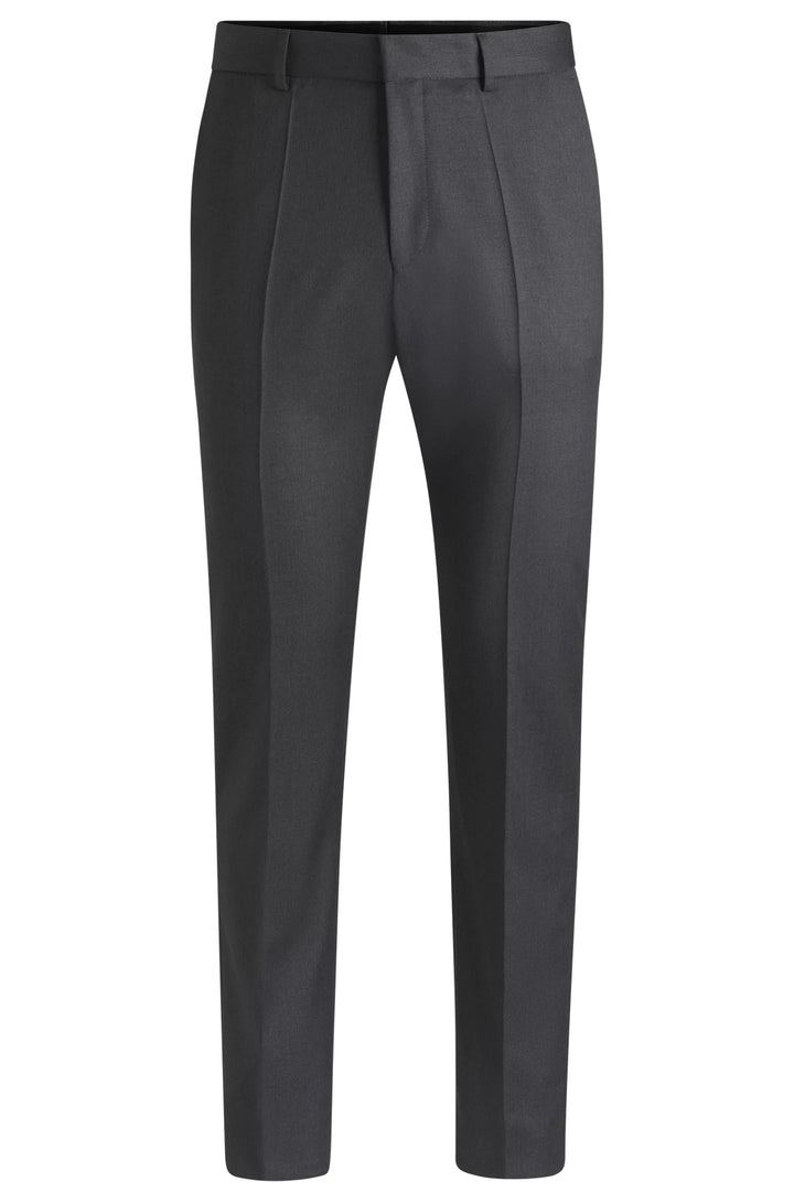 Boss Regular-fit formal pants in virgin wool