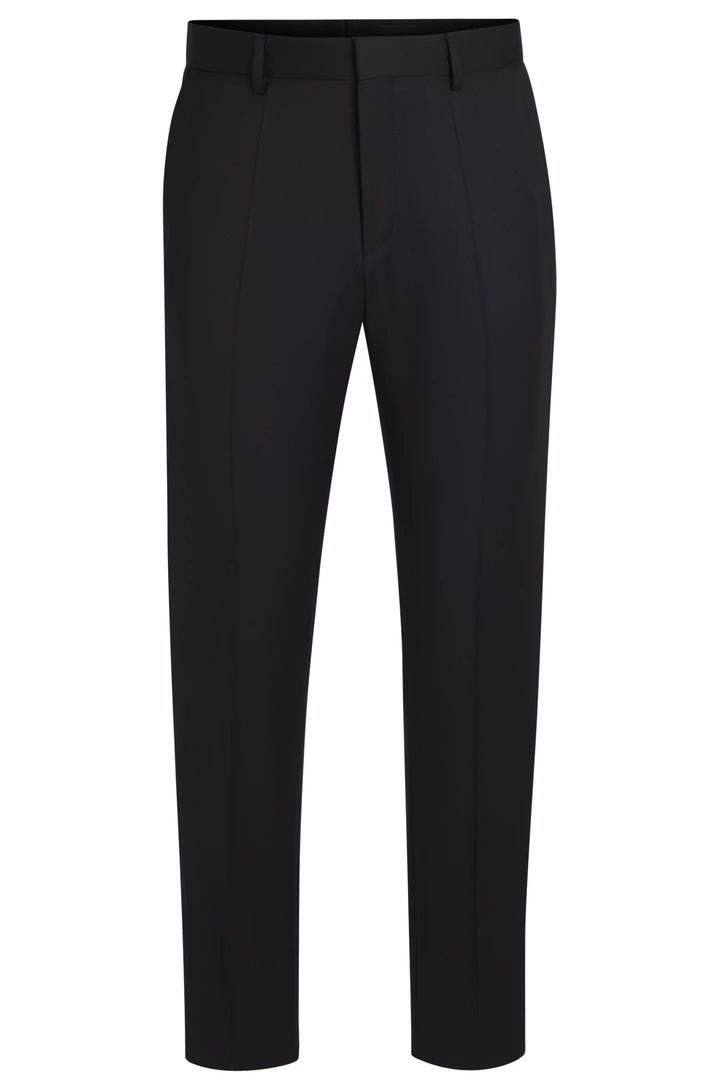 Boss Regular-fit formal pants in virgin wool