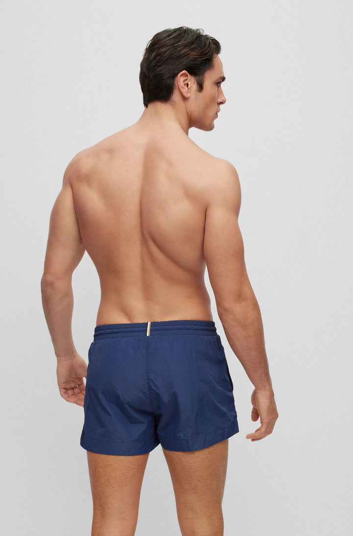 Boss Quick-drying swim shorts with outline logo