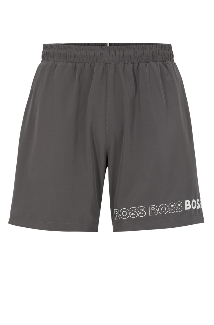 Boss Swim shorts with repeat logos