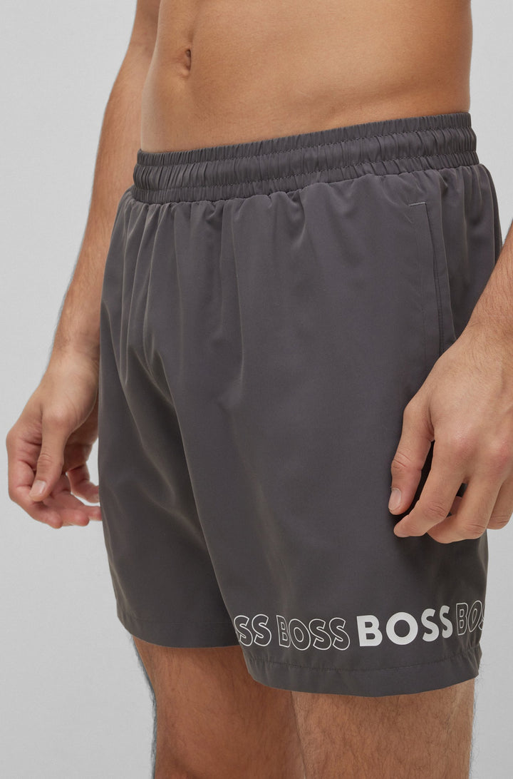 Boss Swim shorts with repeat logos