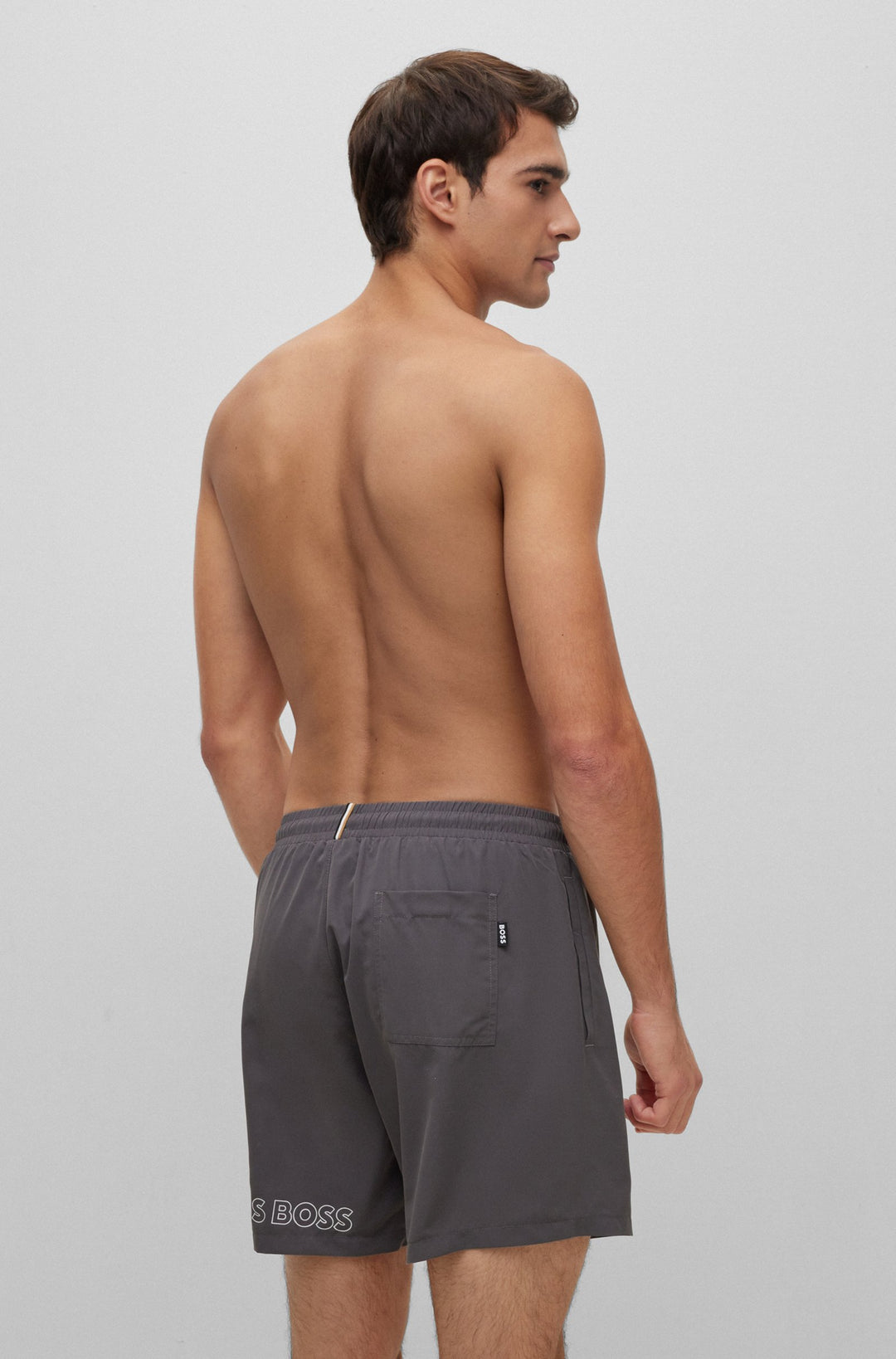 Boss Swim shorts with repeat logos