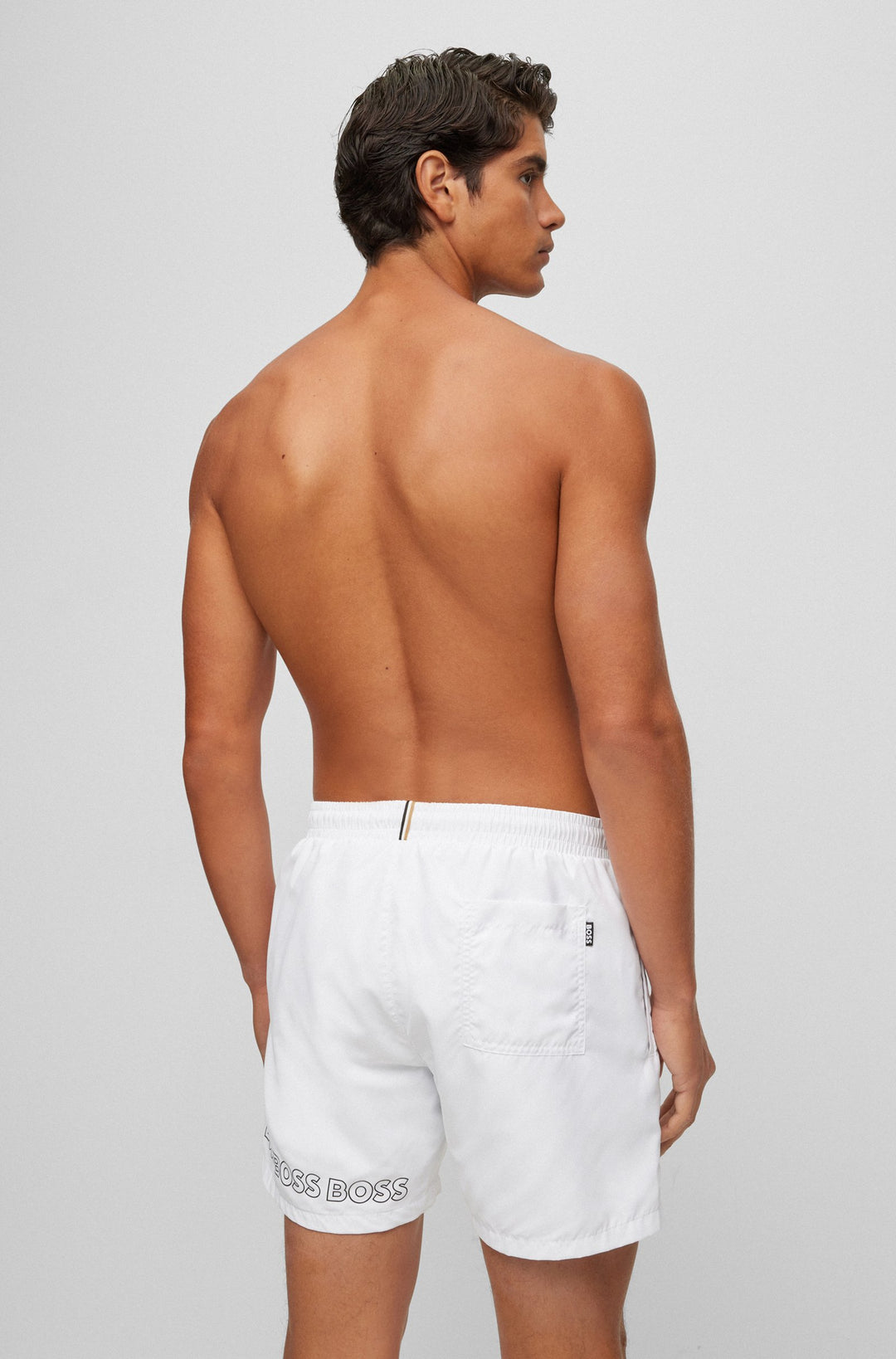 Boss Swim shorts with repeat logos