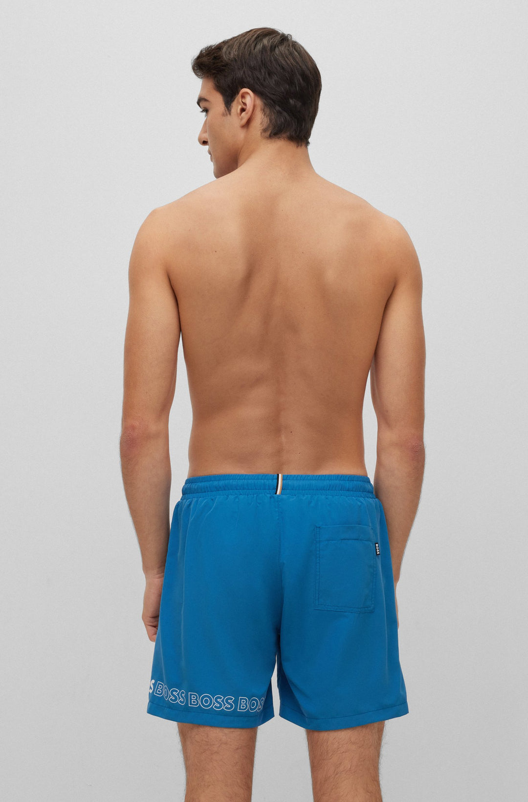 Boss Swim shorts with repeat logos