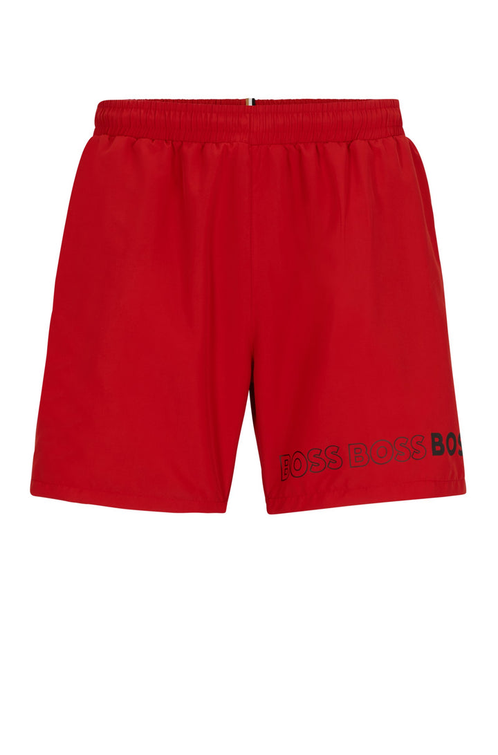 Boss Swim shorts with repeat logos