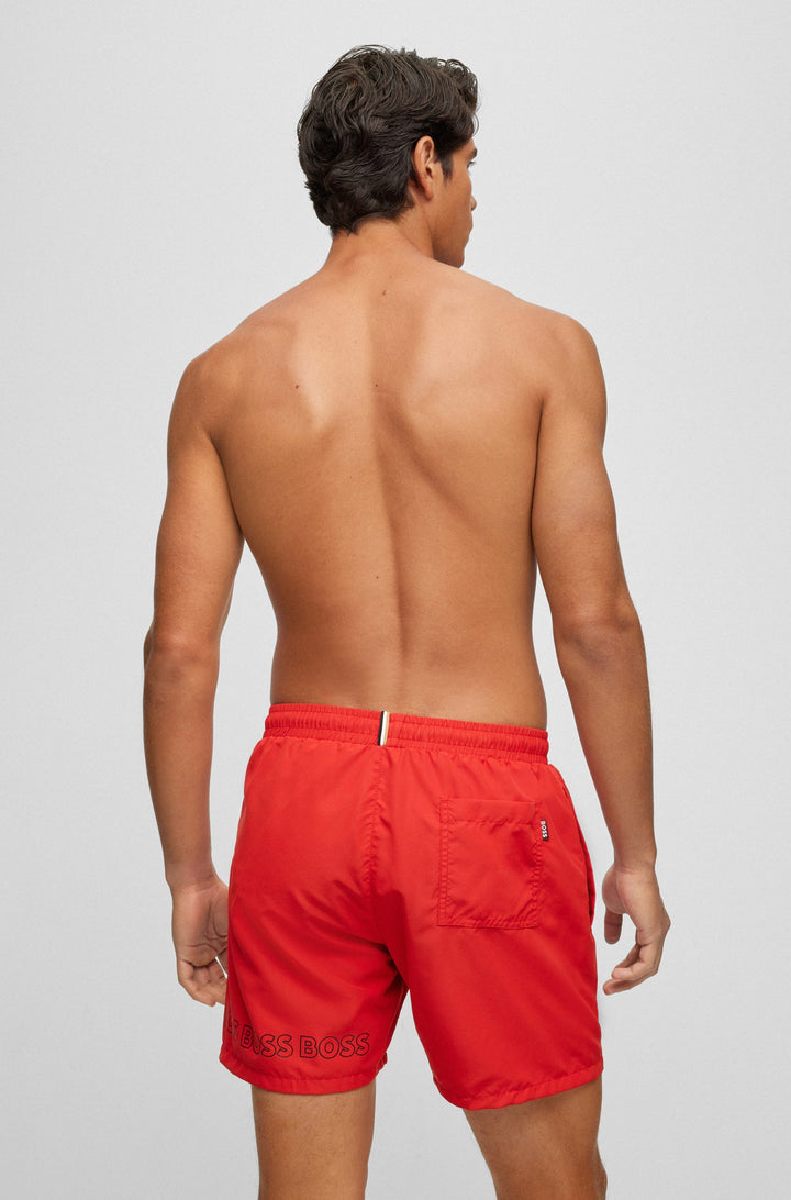 Boss Swim shorts with repeat logos