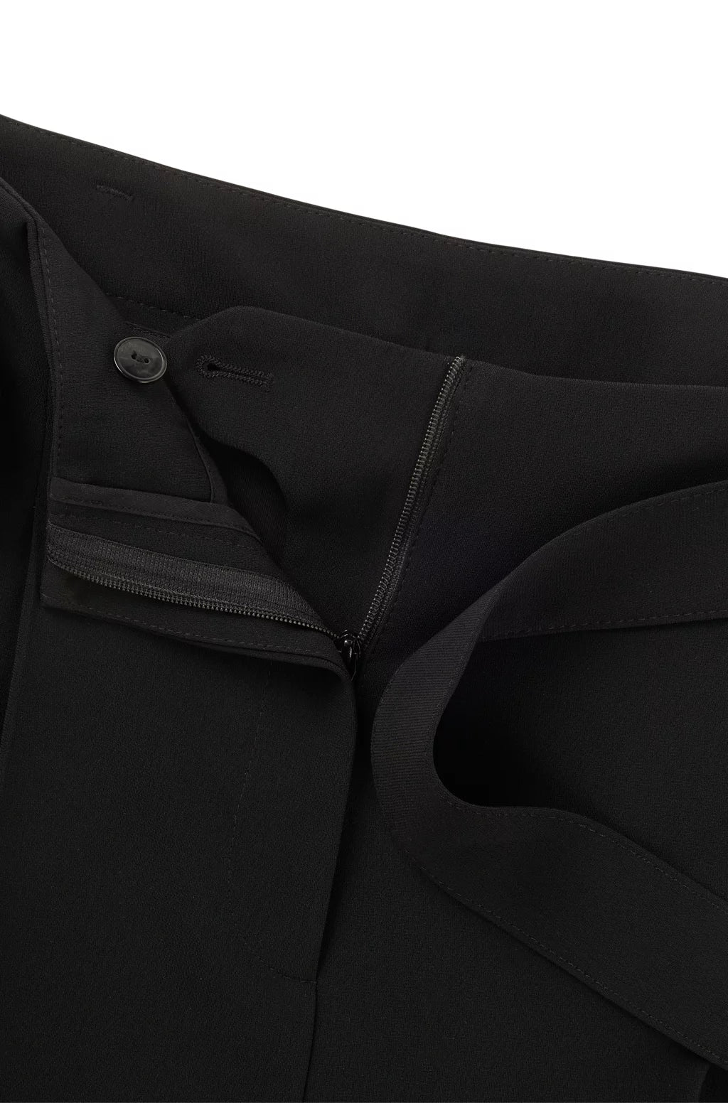 BOSS RELAXED-FIT TROUSERS IN CREASE-RESISTANT JAPANESE CREPE