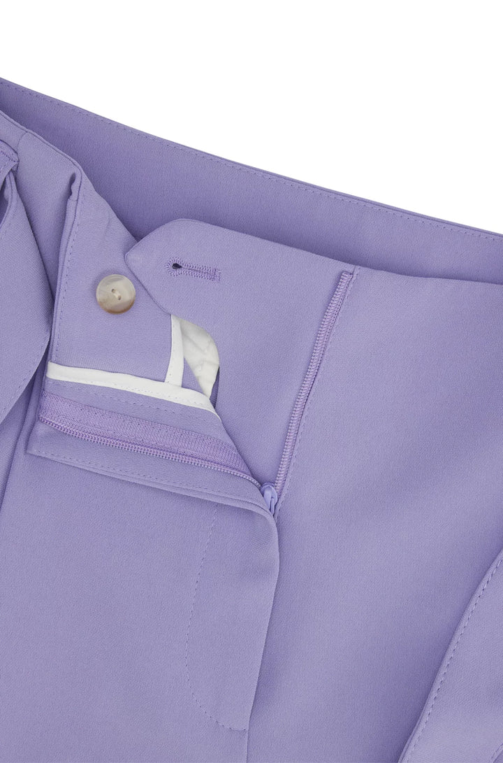 BOSS RELAXED-FIT TROUSERS IN CREASE-RESISTANT JAPANESE CREPE