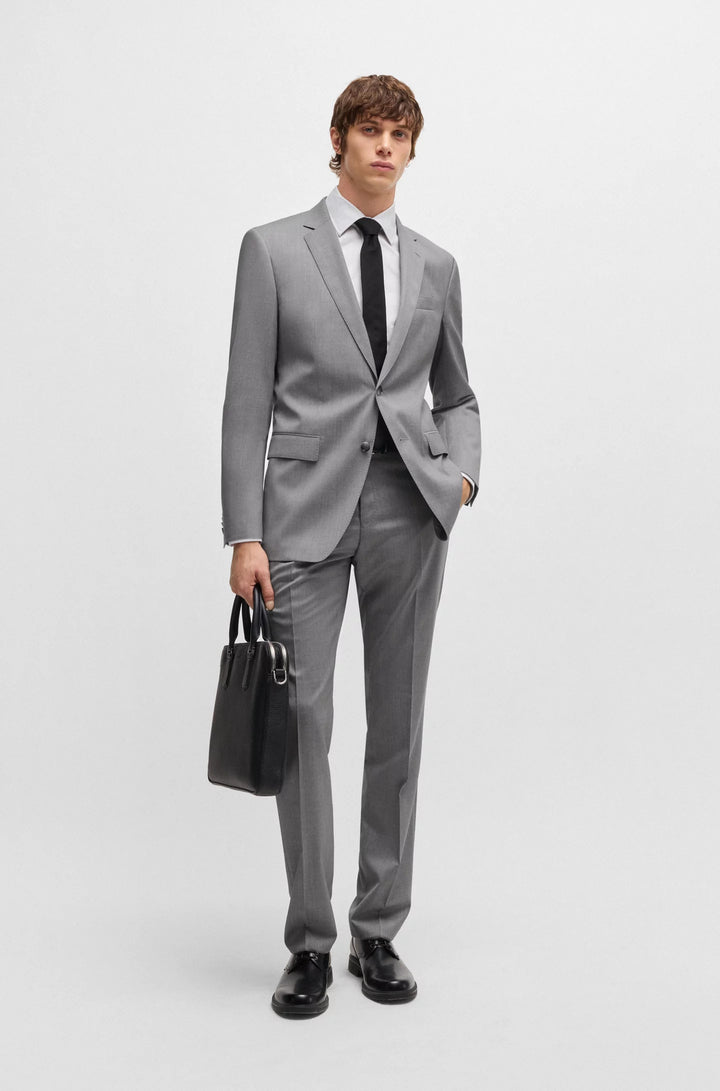 Boss Slim-fit suit in performance wool serge