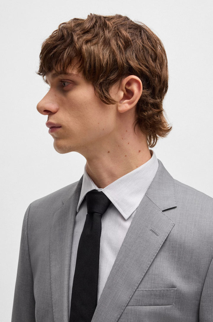 Boss Slim-fit suit in performance wool serge