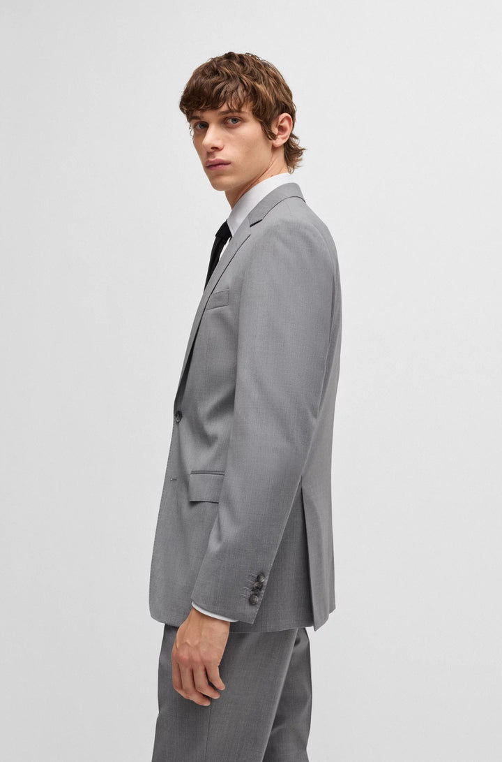 Boss Slim-fit suit in performance wool serge